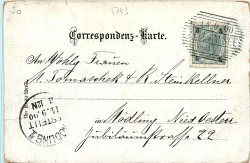 Gruss von der Sigmund Thun Klamm - Litho -74174