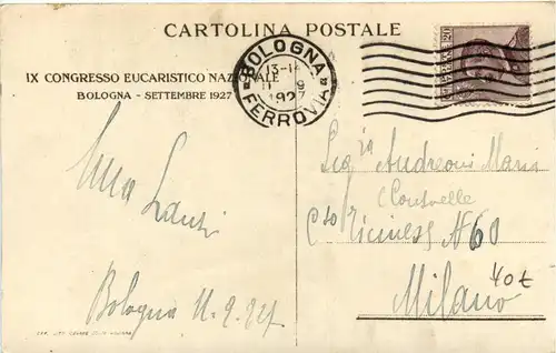 Bologna - IX Congresso Eucaristico 1927 -73938