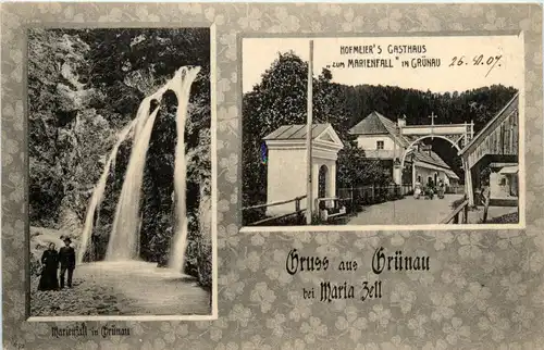 Gruss aus Grünau bei Maria Zell -74112