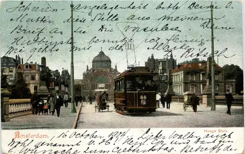 Amsterdam - Hooge Sluis - Strassenbahn -75530