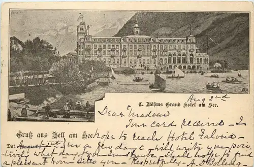 Gruss aus Zell am See - Böhms Grand hotel -74178