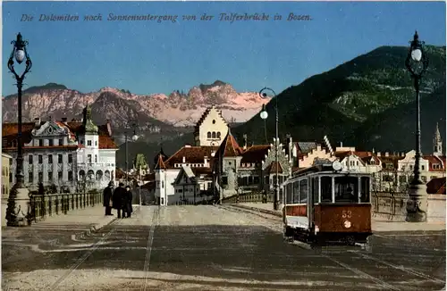 Bozen - Talferbrücke - Strassenbahn -74798