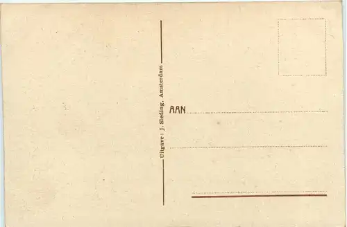 Amsterdam - Groenburgwal met Zuiderkerktoren -75424