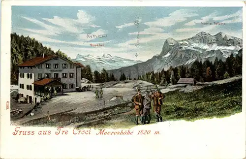 Gruss aus Tre Croci -74854