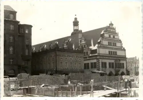 Leipzig - Blick von der Reichsstrasse wird verbaut -401588