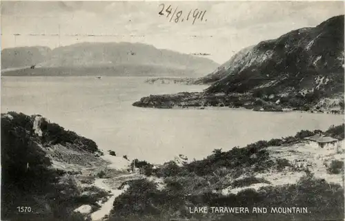 New Zealand - Lake Tarawera and Mountain -75254