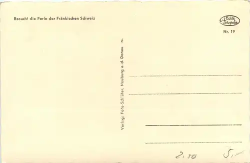 Pottenstein, Fränk.Schweiz, Burg v.d.Fischergasse gesehen -356700