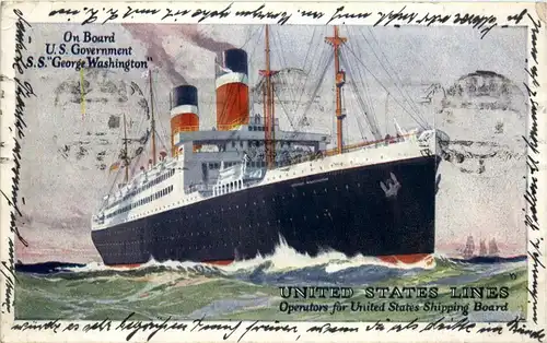 United States Line - SS George Washigton -76460