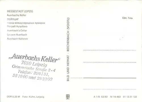 Leipzig - Auerbachs Keller -76154