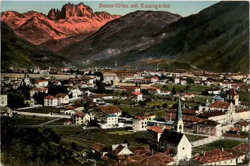 Bozen - Gries mit Rosengarten -74792