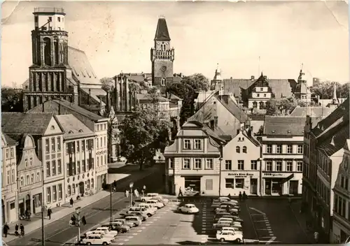 Cottbus - Altmarkt mit Oberkirche -76184