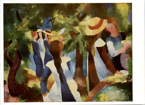 Künstlerkarte August Macke -76534