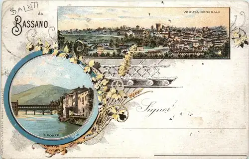 Saluti da Bassano del Grappa - Litho -73968