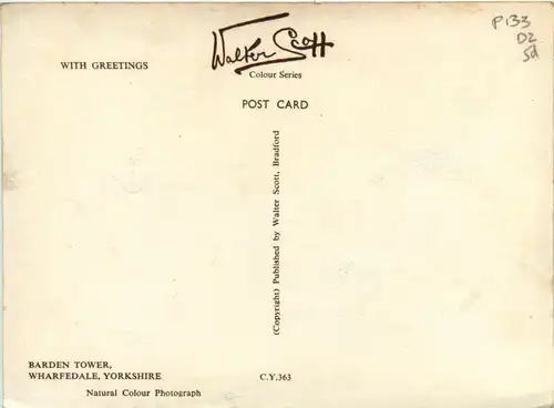 Wharfedale - Barden Tower -76088