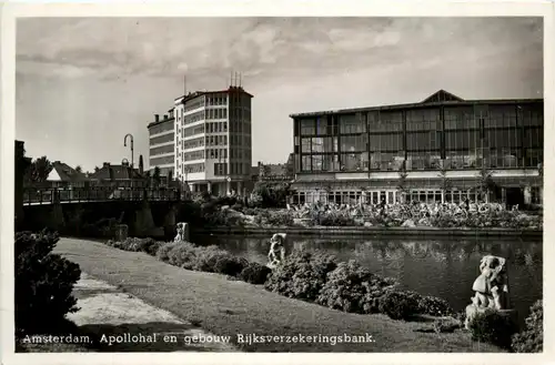 Amsterdam - Apollohal en gebouw Rijksverzekeringsbank -75426