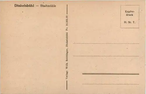 Dinkelsbühl - Stadtmühle -76744