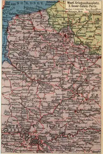 Westlicher Kriegsschauplatz - Map -402918