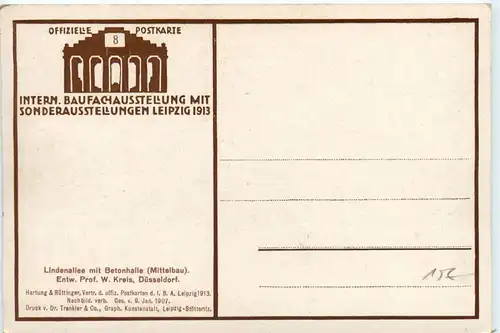 Leipzig - Baufachausstellung 1913 -403084