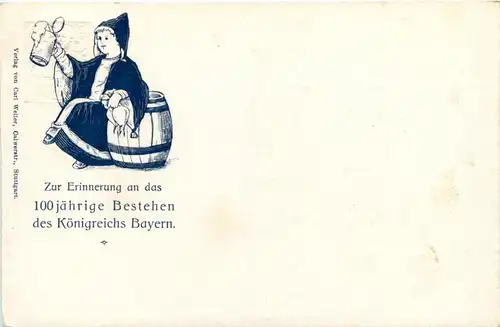 Bayerns erste Briefmarke RegierungsJubiläum - Ganzsache -77526