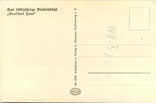 Dinkelsbühl - Deutsches Haus -76748