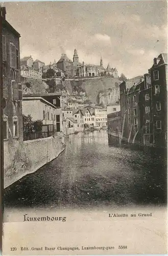 Luxembourg - L Alzette au Grund -75166