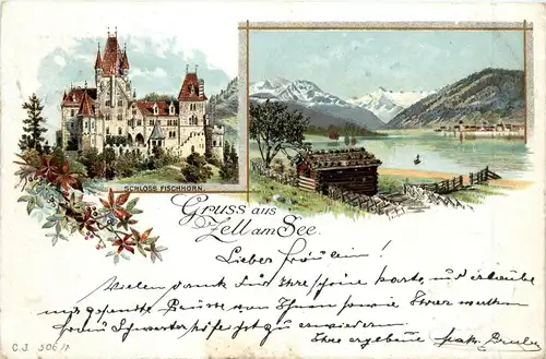 Gruss aus Zell am See - Litho -403404