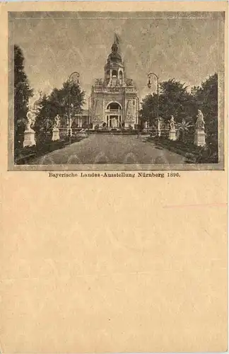 Nürnberg Landesausstellung 1896 - Ganzsache -77536