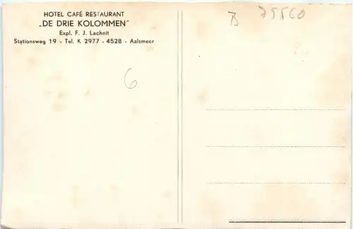 Aalsmeer - Hotel De Drie Kolommen -76346