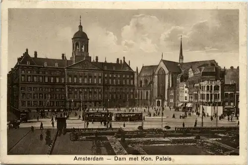 Amsterdam - Dam met Kon. Paleis -75422