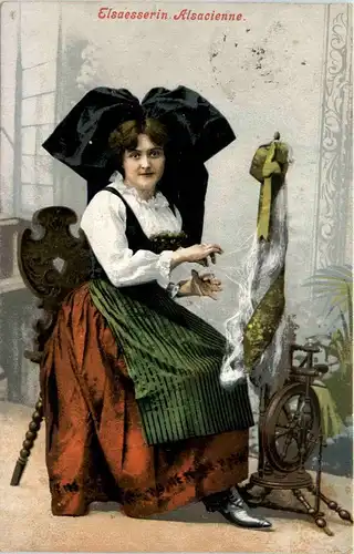 Elsässerin - Spinnrad Tracht -403756