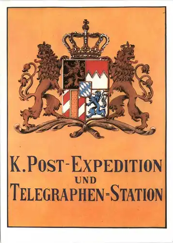 Post Expedition und Telegraphen Station -77484