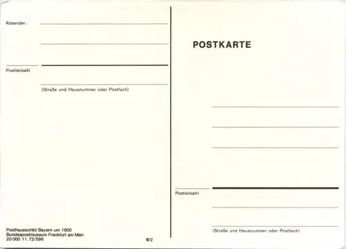 Post Expedition und Telegraphen Station -77484