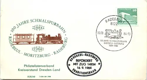 100 Jahre Schmalspurbahn Radebeul Moritzburg Radeburg -77544