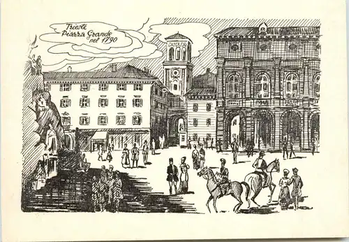 Trieste - Piazza Grande nel 1790 -79098