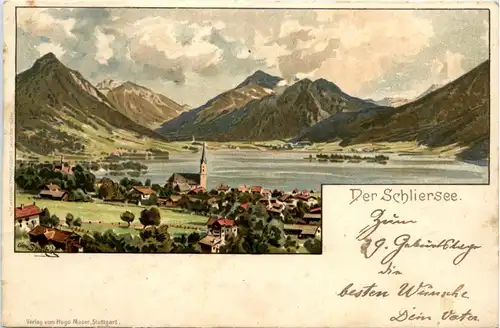Der Schliersee - Litho -78342