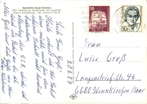 Petersburg - Gaststätte Fernholz - Attendorn -76766