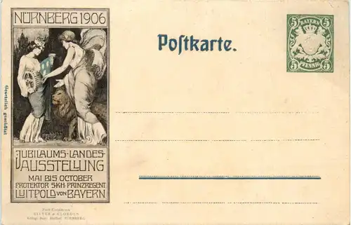 Nürnberg - Landesaustellung 1906 - Ganzsache -77520