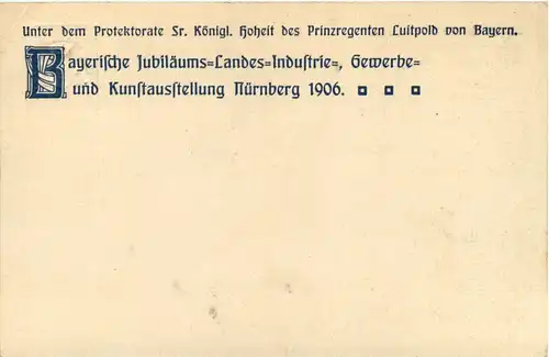 Nürnberg - Landesaustellung 1906 - Ganzsache -77520