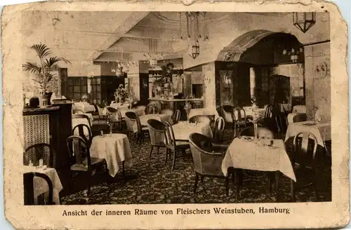 Hamburg - Ansicht der inneren Räume von Fleischers Weinstuben -330304