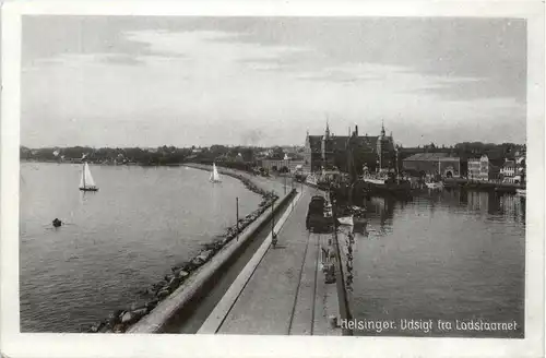 Helsingor - Udsigt fra Lodstaarnet -75858