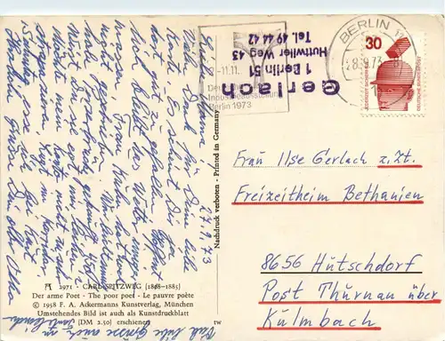 Künstlerkarte Carl Spitzweg -78582