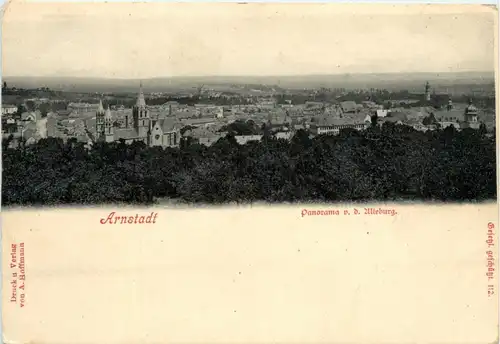 Arnstadt/Thür. - Panorama v.d. Alteburg -330542