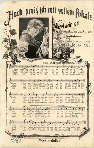 Moselweinlied, Emmy Rüden von spillner -357432