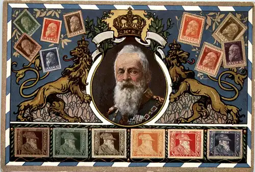 Bayern Briefmarken Ludwig III -78260