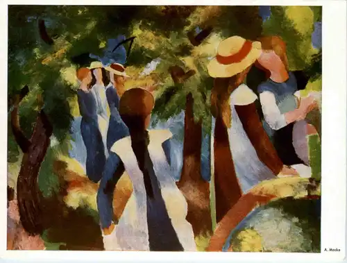 Künstlerkarte August Macke -78156