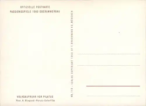 Oberammergau - Passionsspiele 1960 -79162