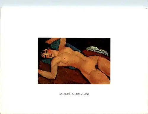 Künstlerkarte - Amadeo Modigliani - Erotik -79012