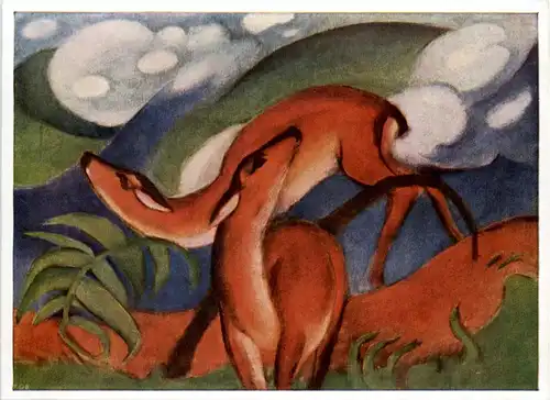 Künstlerkarte Franz Marc -76542