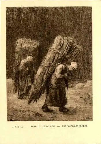 Künstlerkarte F. Millet -78680