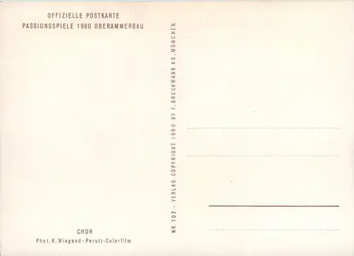 Oberammergau - Passionsspiele 1960 -79192